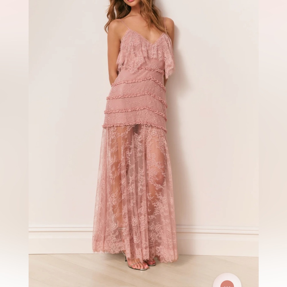 LoveShackFancy Sandy Lace Maxi Dress size 6